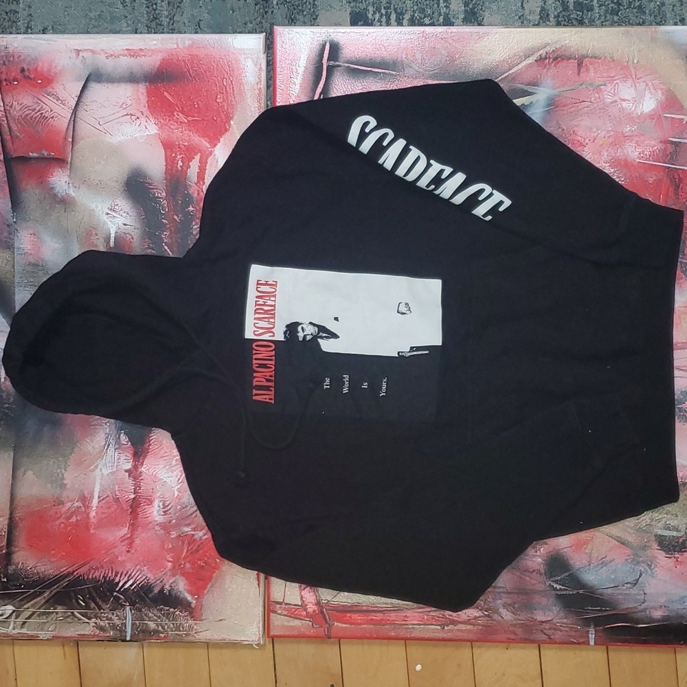 Scarface mens graphic hoodie